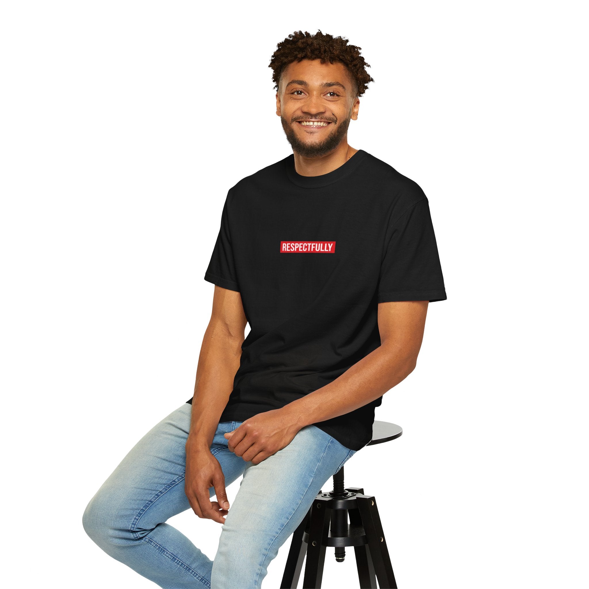 Thread Theory “Respectfully” Red Box Tee