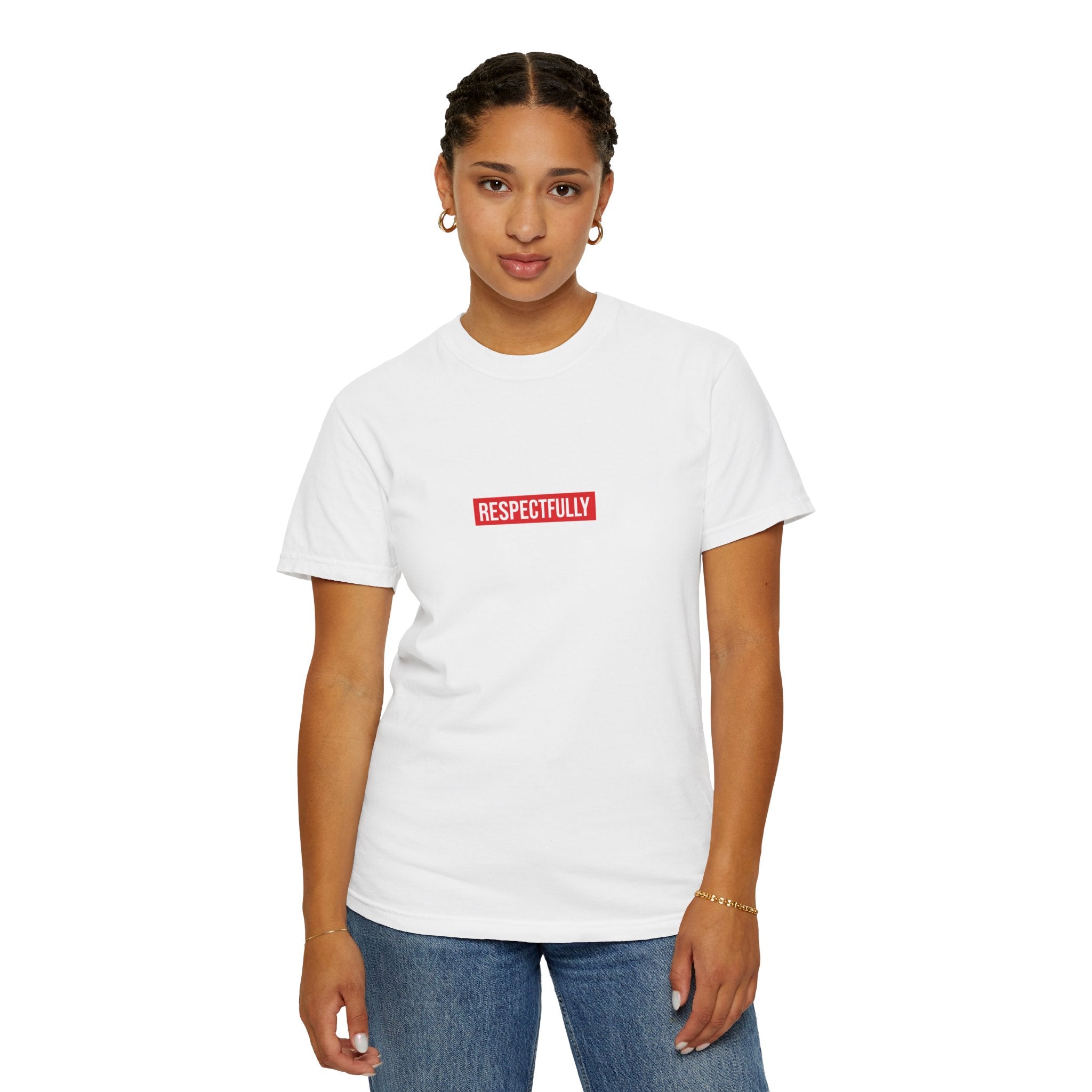 Thread Theory “Respectfully” Red Box Tee