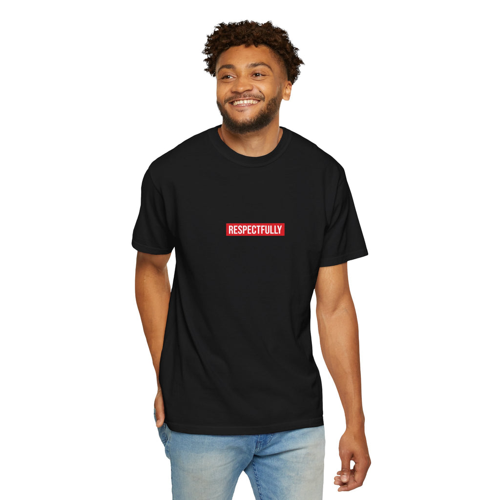 Thread Theory “Respectfully” Red Box Tee