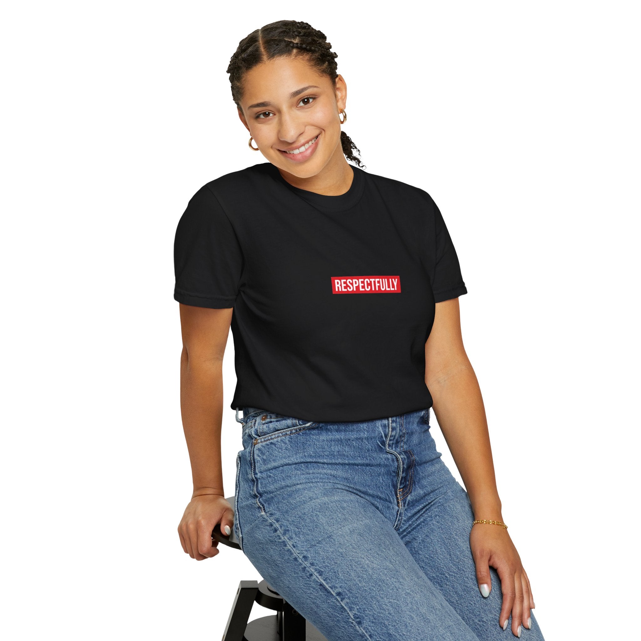 Thread Theory “Respectfully” Red Box Tee