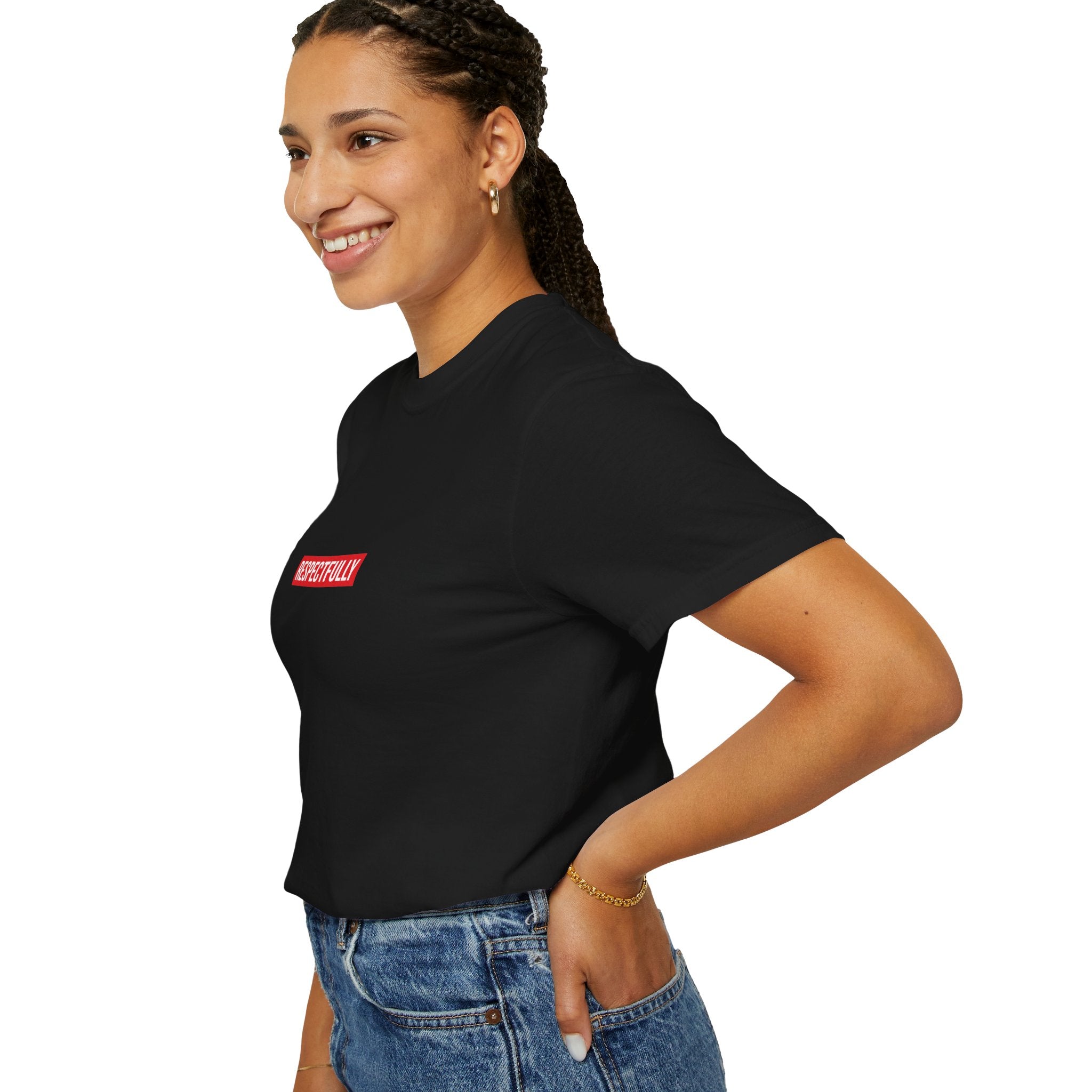 Thread Theory “Respectfully” Red Box Tee
