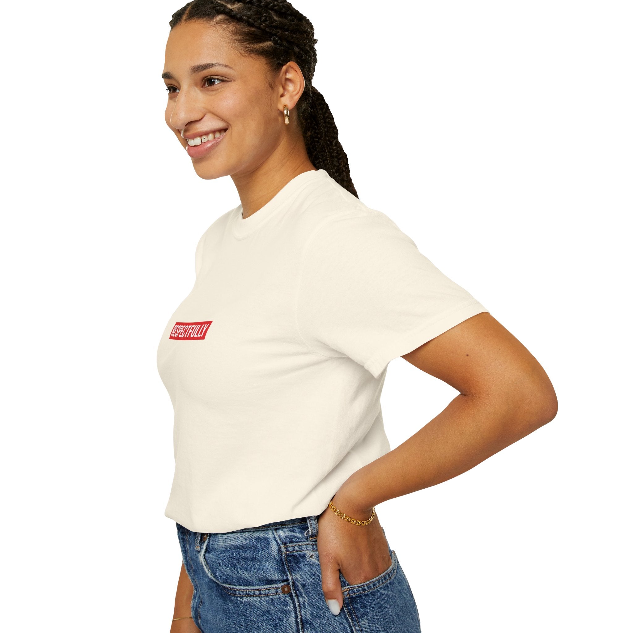 Thread Theory “Respectfully” Red Box Tee