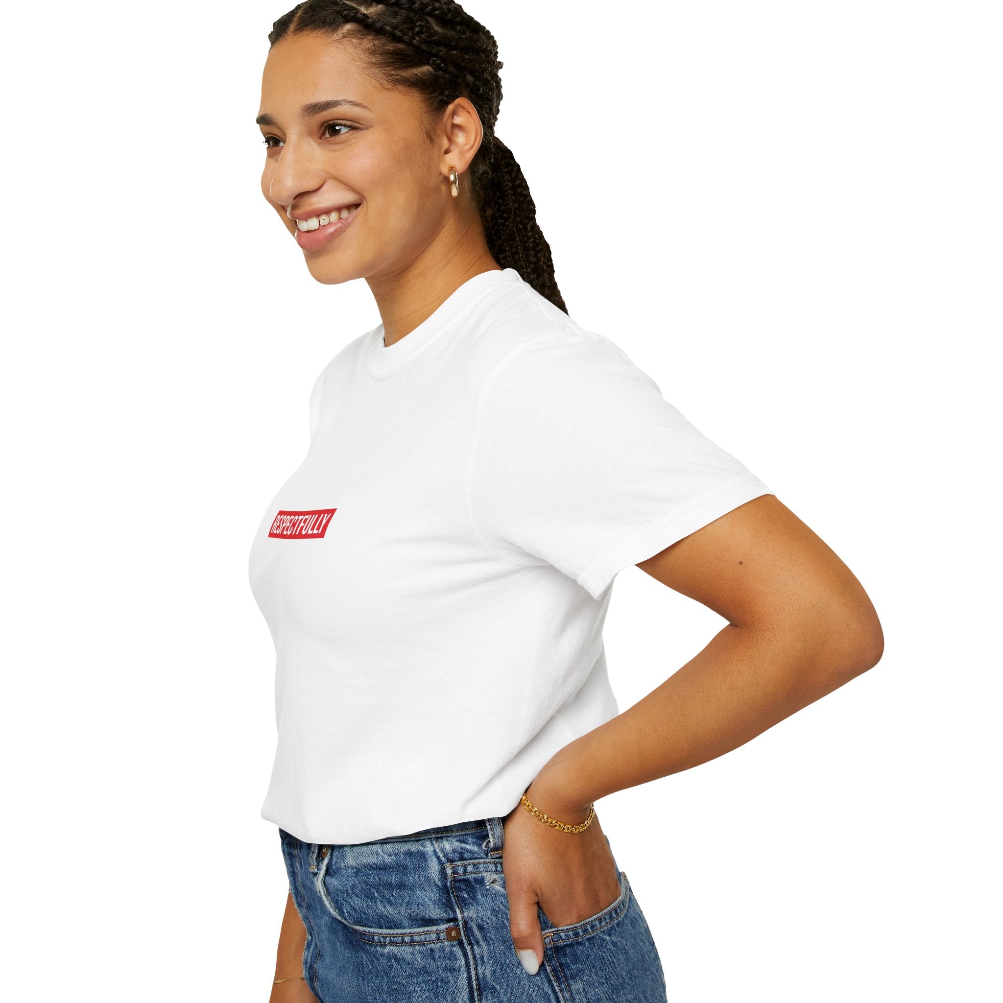 Thread Theory “Respectfully” Red Box Tee