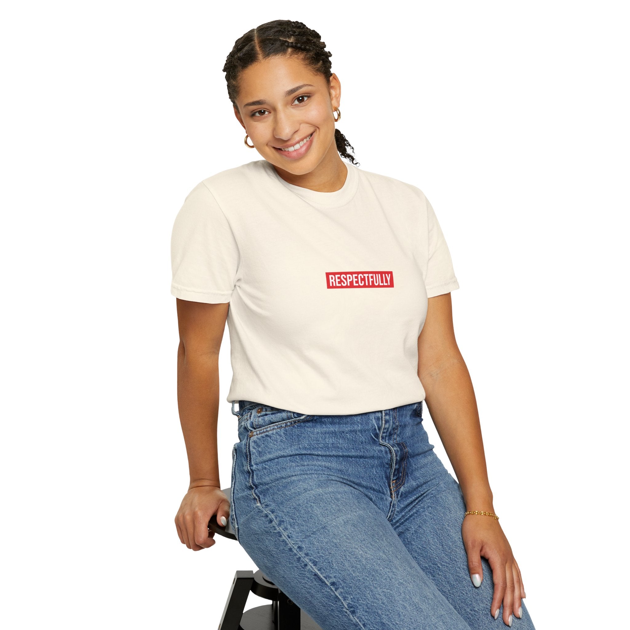 Thread Theory “Respectfully” Red Box Tee