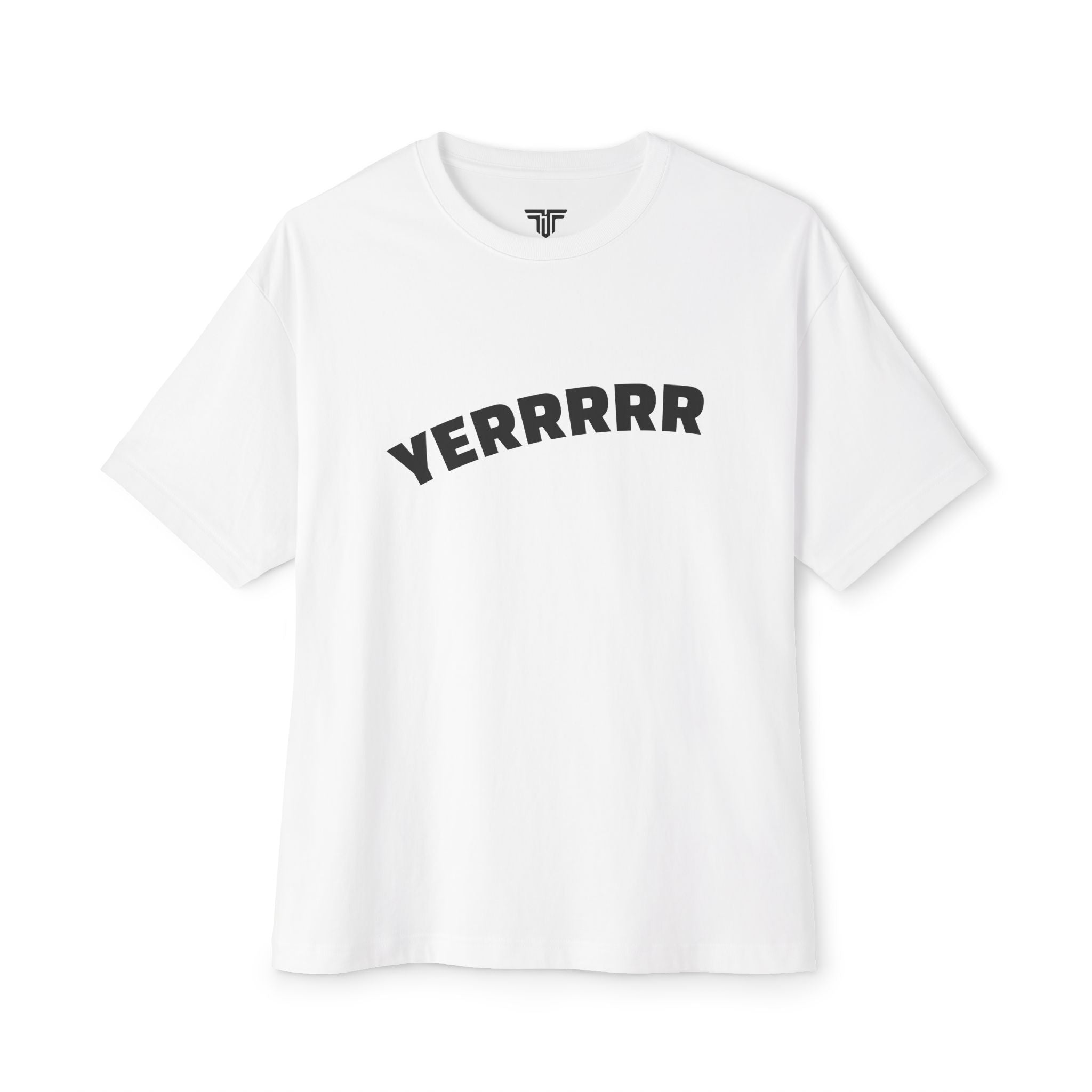 YERRRRR Boxy Tee — Oversized Streetwear Shirt, NYC Slang Graphic Tee