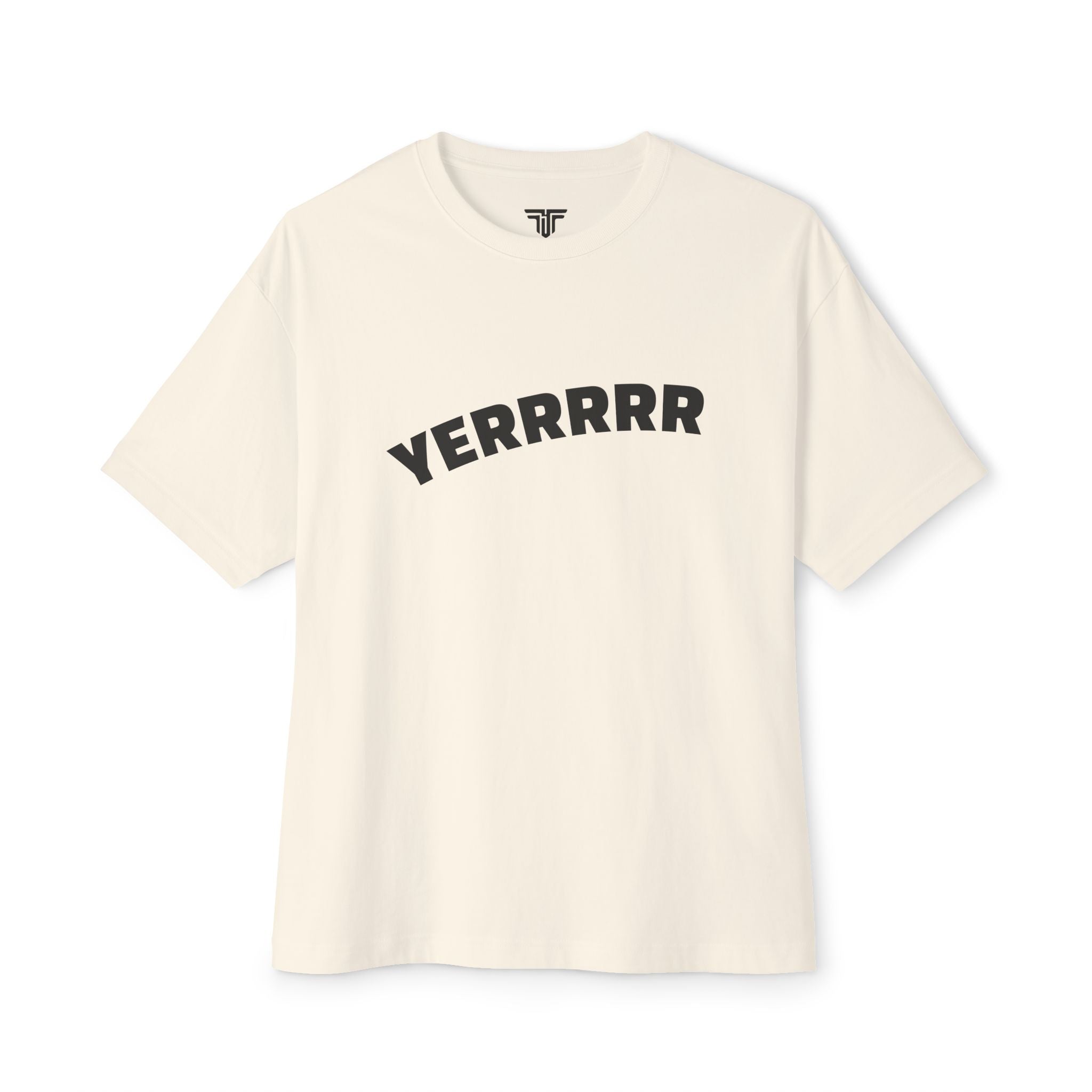 YERRRRR Boxy Tee — Oversized Streetwear Shirt, NYC Slang Graphic Tee