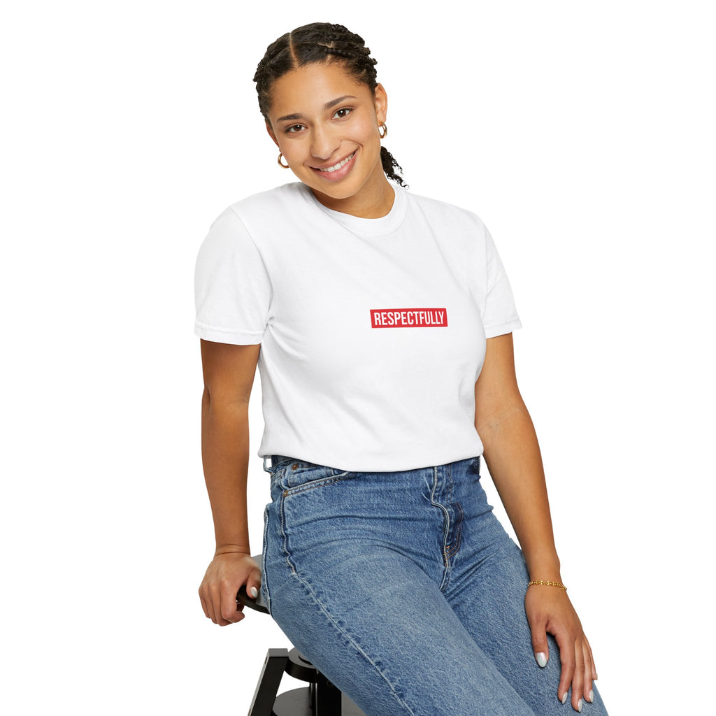 Thread Theory “Respectfully” Red Box Tee
