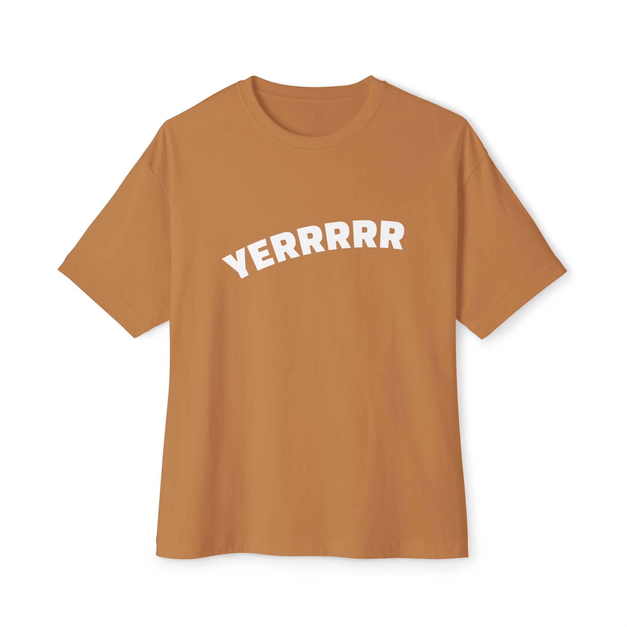 YERRRRR Boxy Tee — Oversized Streetwear Shirt, NYC Slang Graphic Tee