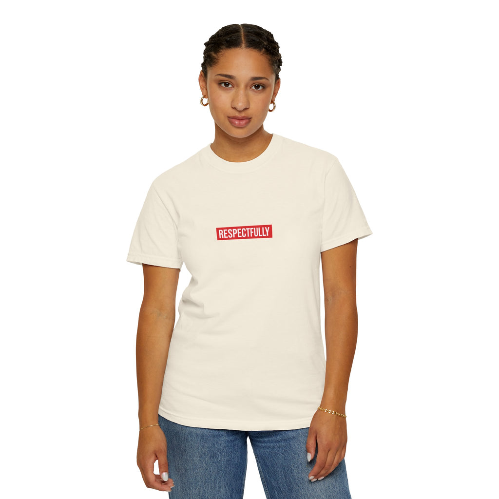 Thread Theory “Respectfully” Red Box Tee